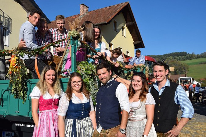 Erntedankumzug im LJ Bezirk Kirchschlag