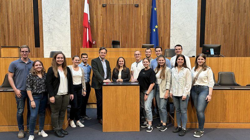 Parlamentsführung mit LK-Präsident Johannes Schmuckenschlager