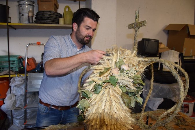 1.Erntekronenworkshop im Sprengel Gföhl