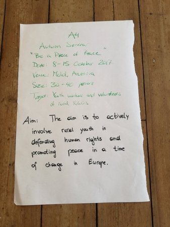 Int. Vorbereitungstreffen auf's Autumn Seminar, Lettland