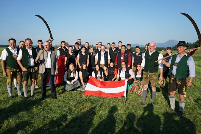 Europameisterschaft Handmähen