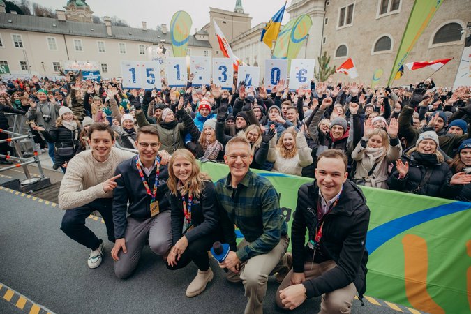 Spendenübergabe Ö3 Weihnachtswunder