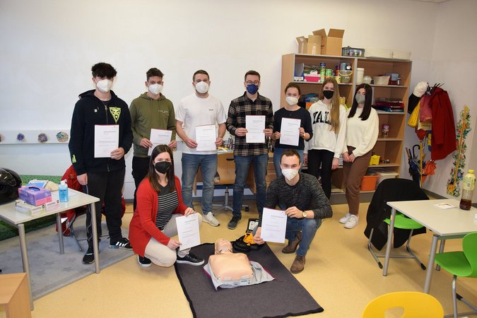 Erste Hilfe Kurs in der Bildungsregion Weinviertel MITTE